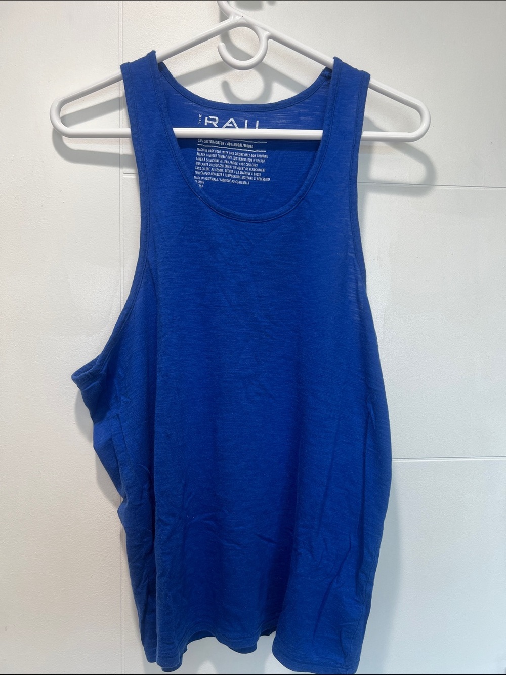 The Rail Men’s Tank Top in Royal Blue - size medium